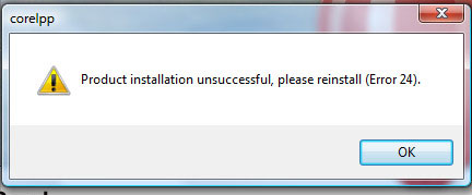 corel-uninstallation-error