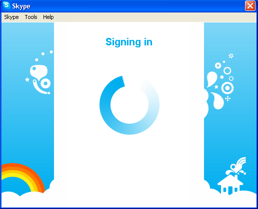 skype sign in every time