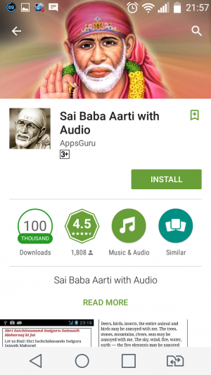 Sai Baba Aarti with Audio - Unsafe